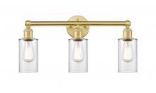 Innovations Lighting 616-3W-SG-G802 - Clymer - 3 Light - 22 inch - Satin Gold - Bath Vanity Light