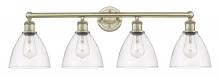  616-4W-AB-GBD-752 - Bristol - 4 Light - 35 inch - Antique Brass - Bath Vanity Light