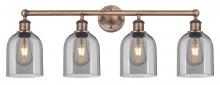 Innovations Lighting 616-4W-AC-G558-6SM - Bella - 4 Light - 33 inch - Antique Copper - Bath Vanity Light