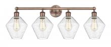  616-4W-AC-G654-8 - Cindyrella - 4 Light - 35 inch - Antique Copper - Bath Vanity Light