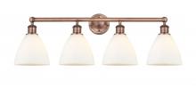  616-4W-AC-GBD-751 - Bristol - 4 Light - 35 inch - Antique Copper - Bath Vanity Light