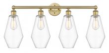  616-4W-BB-G652-7 - Cindyrella - 4 Light - 34 inch - Brushed Brass - Bath Vanity Light