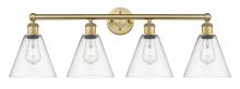  616-4W-BB-GBC-82 - Berkshire - 4 Light - 35 inch - Brushed Brass - Bath Vanity Light