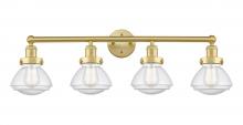 Innovations Lighting 616-4W-SG-G324 - Olean - 4 Light - 34 inch - Satin Gold - Bath Vanity Light