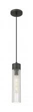 Innovations Lighting 617-1P-BK-G617-11SCL - Boreas - 1 Light - 3 inch - Matte Black - Cord Hung - Mini Pendant