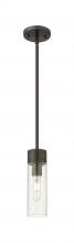  617-1S-OB-G617-8SDY - Boreas - 1 Light - 3 inch - Oil Rubbed Bronze - Stem Hung - Mini Pendant