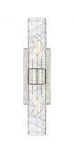 Innovations Lighting 617-2W-SN-G617-8DE - Boreas - 2 Light - 18 inch - Satin Nickel - Bath Vanity Light