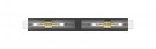  617S-4W-BAB-G617-8SDY - Boreas - 4 Light - 39 inch - Black Antique Brass - Bath Vanity Light