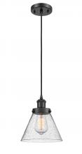 Innovations Lighting 916-1P-BK-G44-LED - Cone - 1 Light - 8 inch - Matte Black - Cord hung - Mini Pendant