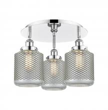 Innovations Lighting 916-3C-PC-G262 - Edison - 3 Light - 18 inch - Polished Chrome - Flush Mount