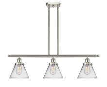 Innovations Lighting 916-3I-SN-G42-LED - Cone - 3 Light - 36 inch - Brushed Satin Nickel - Stem Hung - Island Light