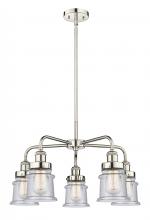 Innovations Lighting 916-5CR-PN-G184S - Canton - 5 Light - 24 inch - Polished Nickel - Chandelier