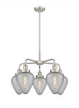  916-5CR-SN-G165 - Geneseo - 5 Light - 25 inch - Satin Nickel - Chandelier