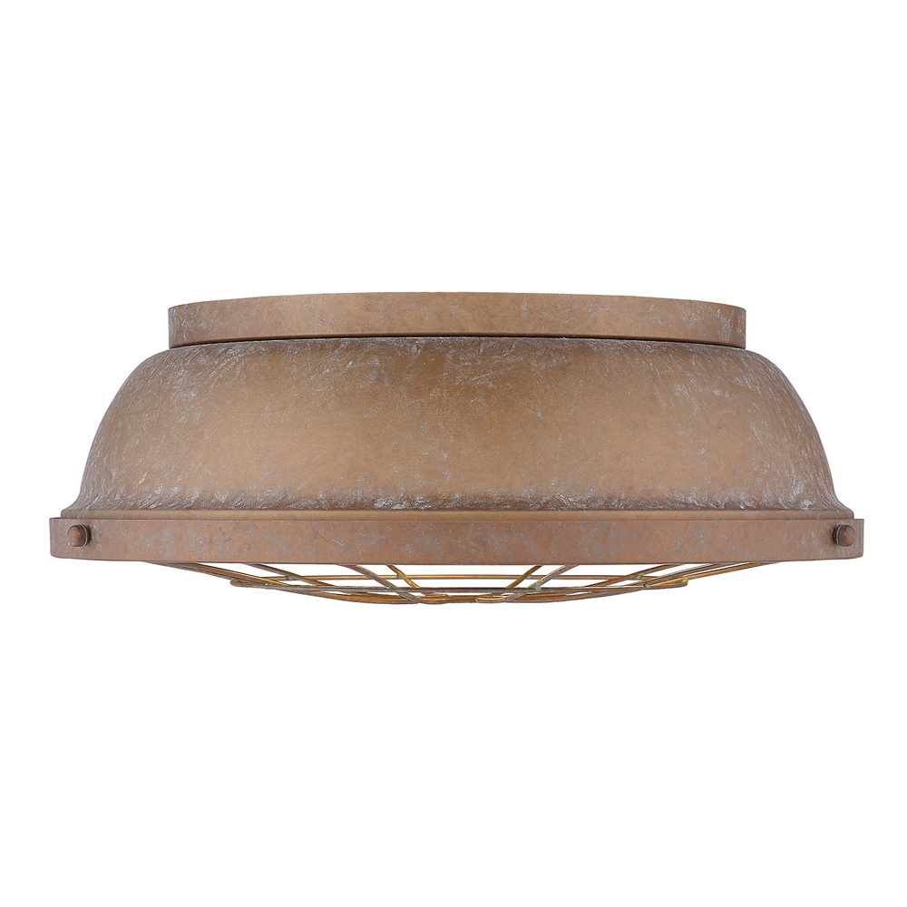 Bartlett Flush Mount in Copper Patina