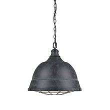 Golden 7312-L BP - Bartlett 2 Light Pendant in Black Patina