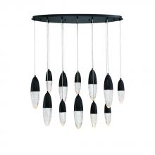 Eurofase 43861-024 - Ecrou 12 Light Chandelier in Black