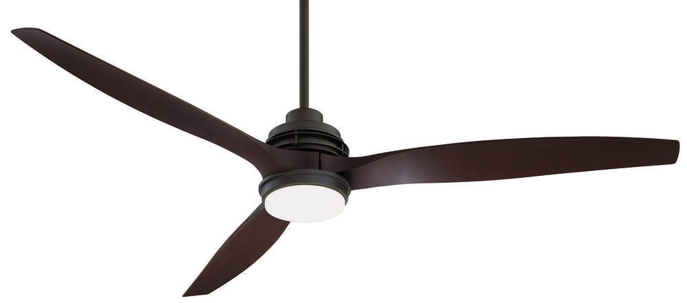 60" Artiste Fan DC Motor Damp Rated 3 Bl. W/Light