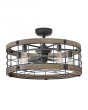 Regency Ceiling Fans, a Division of Hinkley Lighting 904627FMB-LIA - Bryce 27" LED Fandelier