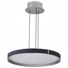 Nuvo 62/3001 - Bandon; 20 Inch LED Pendant; Gray with Blue Wrap; Acrylic Lens