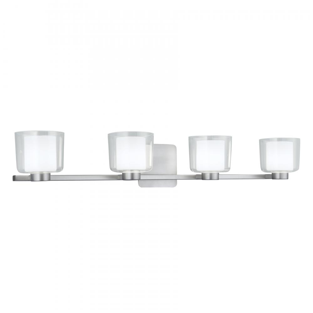 Alexus 34'' Wide 4-Light Vanity Light - Brushed Nickel