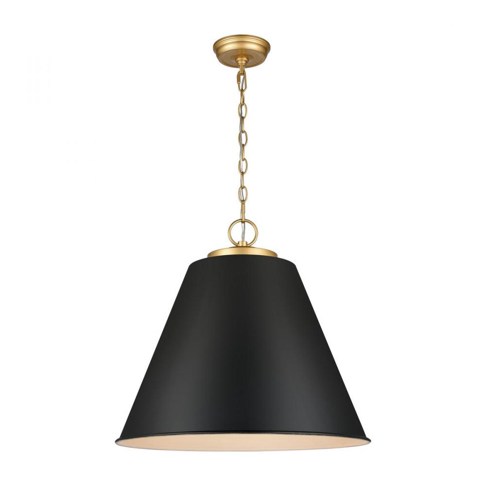 Vellus 20.5'' Wide 3-Light Pendant - Matte Black