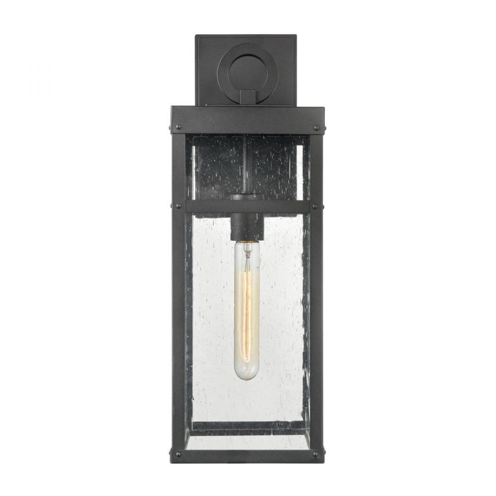 Dalton 19.5'' High 1-Light Outdoor Sconce - Textured Black