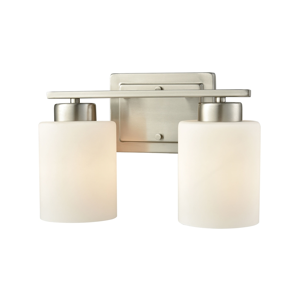 Thomas - Summit Place 12'' Wide 2-Light Vanity Light - Brushed Nickel