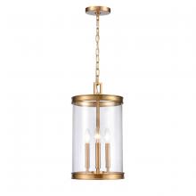 ELK Home 69755/3 - Mendoza 10.25'' Wide 3-Light Pendant - Brushed Gold