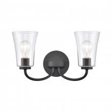 ELK Home EC89253/2 - Emily 17'' Wide 2-Light Vanity Light - Matte Black